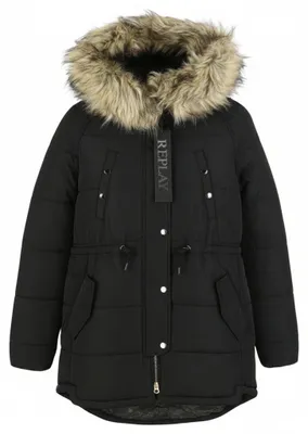 Productafbeelding van Zwart polyester jack