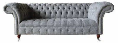 Immagine prodotto di Divano grigio di design divano a tre posti divano mobili divani tessili