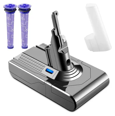 Ersatzakku 21,6 V 4500 mAh für Dyson V8 + 2 Filter