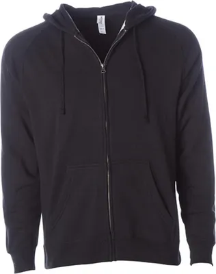 Produktbild von Independent PRM33SBZ | Herren Midweight Special Blend Raglan Zip Hood - Farbe: Black - Größe: S