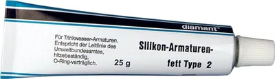 Produktbild von Diamant Silikonfett Type2 diamantTrinkwasserarm. 25g Tube ( Inh.20 Stück )