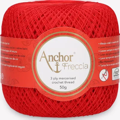 Immagine prodotto di Anchor Freccia 25 – Filato di cotone extra fine per lavori all'uncinetto delicati (Colore 00046)