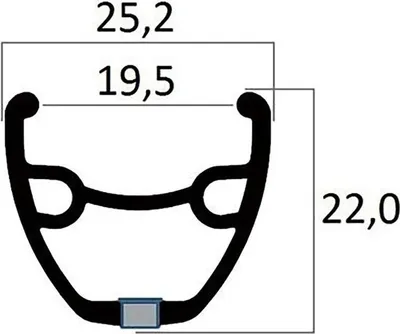 Image de Mvtek jante argent 29'' 32H argent 29'' 32H