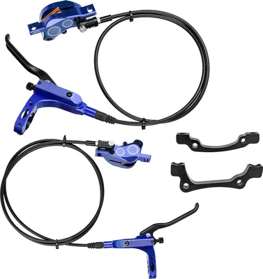 Obrázek produktu pro 4pístová hydraulická kotoučová brzda, hliníkové brzdy pro silniční a zadní kolo pro horské kolo