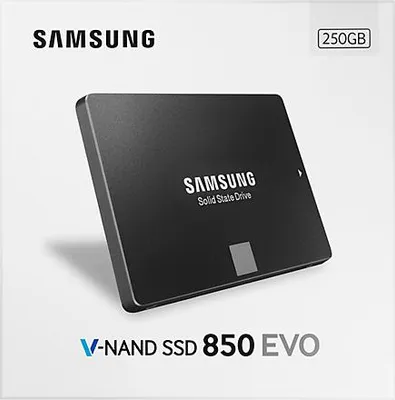 Produktbild von Samsung 850 EVO 250 GB SSD SATA III 2,5 Zoll Festplatte