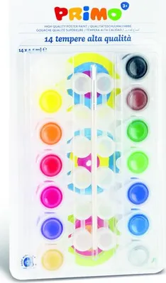 Immagine prodotto di PRIMO Colori a tempera 14 x 4,5 ml