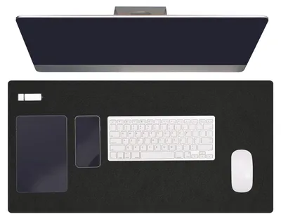 Productafbeelding van Grote vilten bureauonderlegger - Antislip en duurzaam 80x40cm