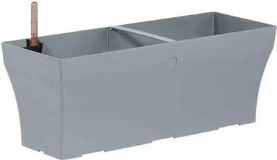 Immagine prodotto di Geli | Fioriera autoinnaffiante Neo-Line - 50x18x18 cm - Colore cemento - Alta qualità e durata nel tempo