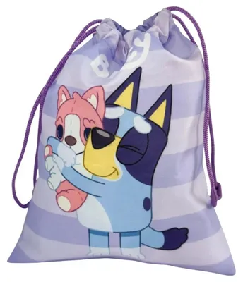 Produktbild von Bluey Lunchbag für Kinder, leicht und handlich, im Bluey-Design, Lila, 30 x 24 cm