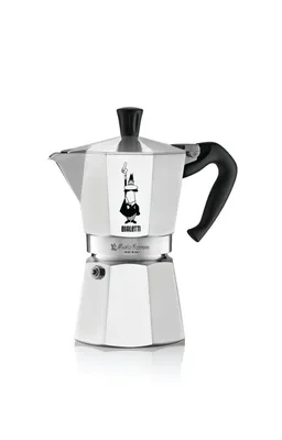 Produktbild von Bialetti Moka Express, Mokka-Kanne, Silber, 4 Tassen, Thermoplast, Moka Express, 1 Stück(e)