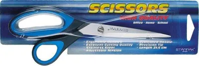Obrázek produktu pro Nůžky s gumovou rukojetí kovové 21,5 cm