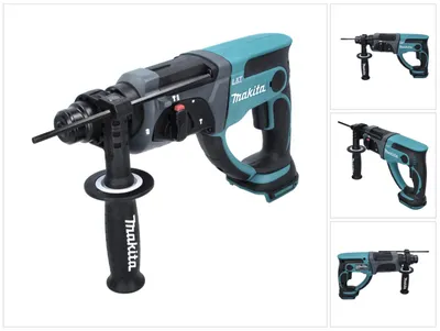 Obrázek produktu pro Makita DHR202Z, Černá, Modrá, Stříbrná, 2 cm, 1100 ot/min, 2 J, 4000 bpm, 1,3 cm