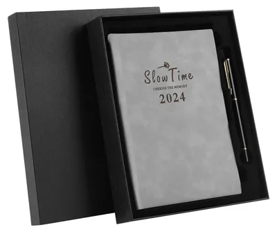 Image de Agenda hebdomadaire A5 pour 2024, avec emballage cadeau