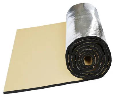 Produktbild von Schalldämmmatte 30 cm x 102 cm - Selbstklebend - Wasserfest - Hitzeschutz