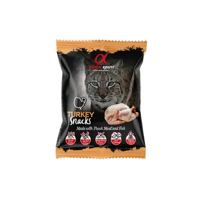 Produktbild von Alpha Spirit 8436586310073, Snacks, Katze, Adult, Türkei, 50 g