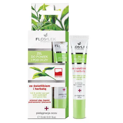 Obrázok produktu pre Flos-Lek gél s nechtíkom s bylinou na viečka a pod oči 15ml