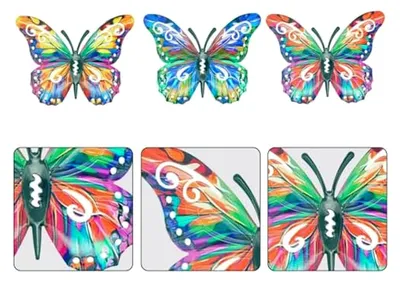 Produktbild von Metall-Schmetterling Wanddekoration für Garten und Balkon
