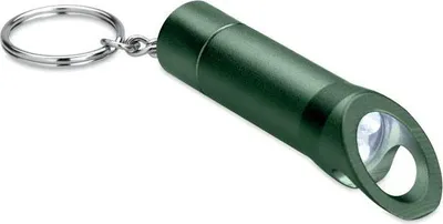 Produktbild von MidOcean - Taschenlampen-Schlüsselanhänger "Litop" MO1257 (Einheitsgröße) (Dunkelgrün)