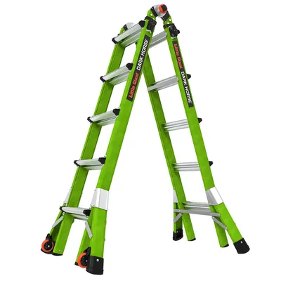 Produktbild von Multifunkčný teleskopický rebrík Little Giant Dark Horse 2.0, 4x5 priečok, sklolaminát 16122