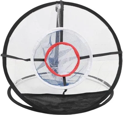 Produktbild von Golf-Übungsnet aus ABS - 3-Ebenen-Design - tragbar - innen und außen - verbessere deine Fähigkeiten - schnelle Montage - Golftraining