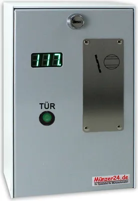 Produktbild von Beckmann EMS-57 TE, Münzautomat, Münzzeitzähler, Münzkassierer für Wertmarken