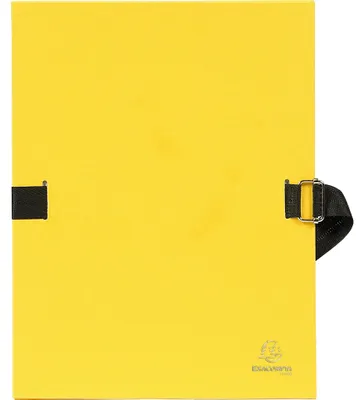 Produktbild von Exacompta 10x Dokumentenmappe Karton 2,7mm, Faltenrücken, A4, Gelb, 729E