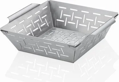 Produktbild von Famanu Grillmand 255 x 21 x 75 cm - Gemüsegrillkorb aus Edelstahl - Grillzubehör
