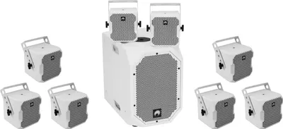 Obrázok produktu pre OMNITRONIC Set BOB-10A ws + 8x BOB-4 ws