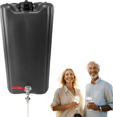 Produktbild von Anwicar Wasserkanister mit hahn - Wasser Kanister mit zapfhahn 30l - Camping Wassertank - Czany