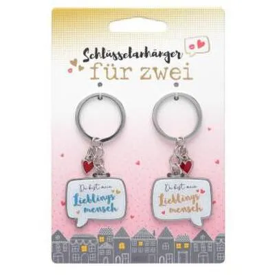 Image de Porte-clés pour deux, « Tu es ma personne préférée »