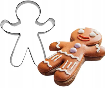 Produktbild von EkoForemki Ludzik Piernikowy Wykrawacz do Ciastek Metalowy 12 cm