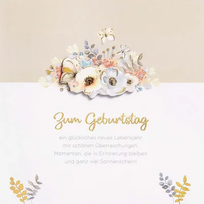 Produktbild von Geburtstag - FEELINGS COLLECTION Karte mit Umschlag plastikfrei