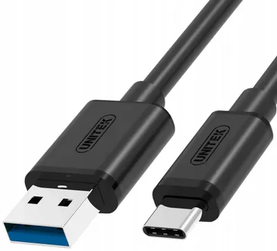 Imagen del producto de Unitek C14103BK - Cable USB 3.1, conector tipo A a tipo A a tipo C, macho-macho, 1,5 metros (transferencia de datos de hasta 5 Gbps)