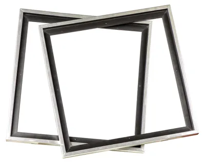 Produktbild von 2 SCHATTENFUGENRAHMEN für KEILRAHMEN 40x40 cm | für Leinwände