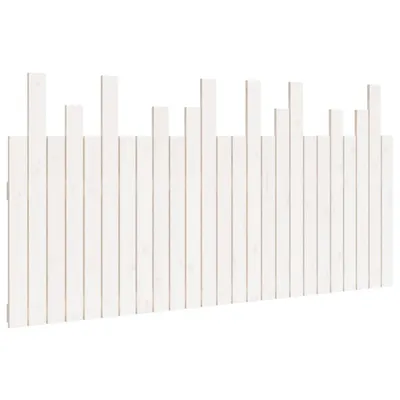 Produktbild von Wand-Kopfteil Weiß 159,5x3x80 cm Massivholz Kiefer