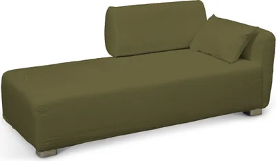 Produktbild von Dekoria Bezug für Mysinge Recamiere Sofa, olivgrün, Sofahusse, Mysinge Recamiere