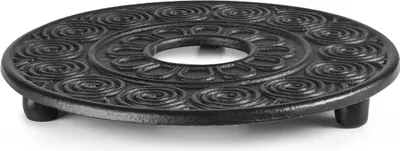 Immagine prodotto di Supporto per teiera Ibili-Oriental, ghisa, 16x1,5 cm, nero