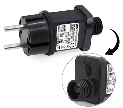 Obrázok produktu pre CZJUTAI LED transformátor IP44 pre vianočné osvetlenie, zástrčka EU