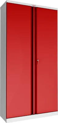 Produktbild von Phoenix SCL1891GRK - Stahlschrank - Schlüsselschloss - Grau / Rot - 91,5 x 37,0 x 183,0 cm