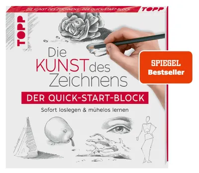 Obrázek produktu pro Die Kunst des Zeichnens. Der Quick-Start-Block.: Sofort loslegen und mühelos lernen (Quick-Start-Blöcke)