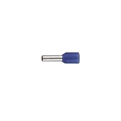 Image de 100 Piece DIN wire end cap 2,5qmm 8mm blue VZ insulated 4738