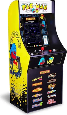 Produktbild von Arcade1Up PAC-MAN Classic SE, Aufrecht stehender Arkadenschrank, Unisex, 39,6 cm (15.6"), Mehrfarbig, PAC-MAN, DIG DUG, DIG DUG II, PAC-MANIA, PAC & PAL, SUPER PAC-MAN, PAC-MAN PLUS, KING & BALLON,..., 472,4 mm