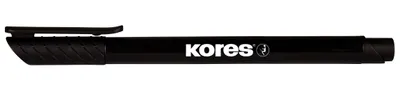 Produktbild von Kores Permanent Marker Fine schwarz, Schwarz, Schwarz, Medium, Box