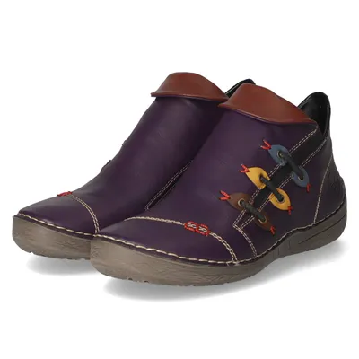 Produktbild von Rieker Damen Stiefeletten Lila Synthetik Größe: 40