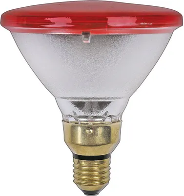 Produktbild von Infrarot Pressglas Reflektor PAR38 150W E27 Rot Dimmbar 60°
