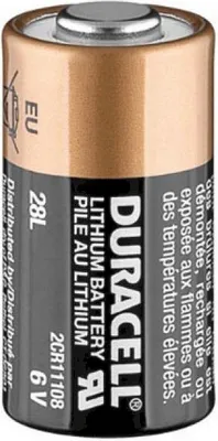 Image de Duracell Photo 28L, nickel-oxyhydroxyde (NiOx), cylindrique, 6 V, 84 mm, 14 mm, 119 mm