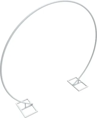 Produktbild von Hochzeitsbogenrahmen, Metallkonstruktion, große Größe (227 x 214 cm), WEISS, M (82,7 x 80 Zoll)