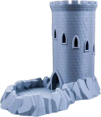 Produktbild von Famanu Würfelteller Kasten Würfelturm - Castle Design
