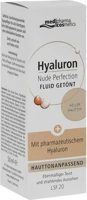 Obrázek produktu pro Hyaluron Nude Perfect.Fluid toned hell.HT Lsf 20 50 ml