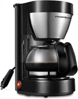 Produktbild von Kaffeemaschine - THOMSON - 12 V - 0,65 l - 4/6 Tassen - 170 W